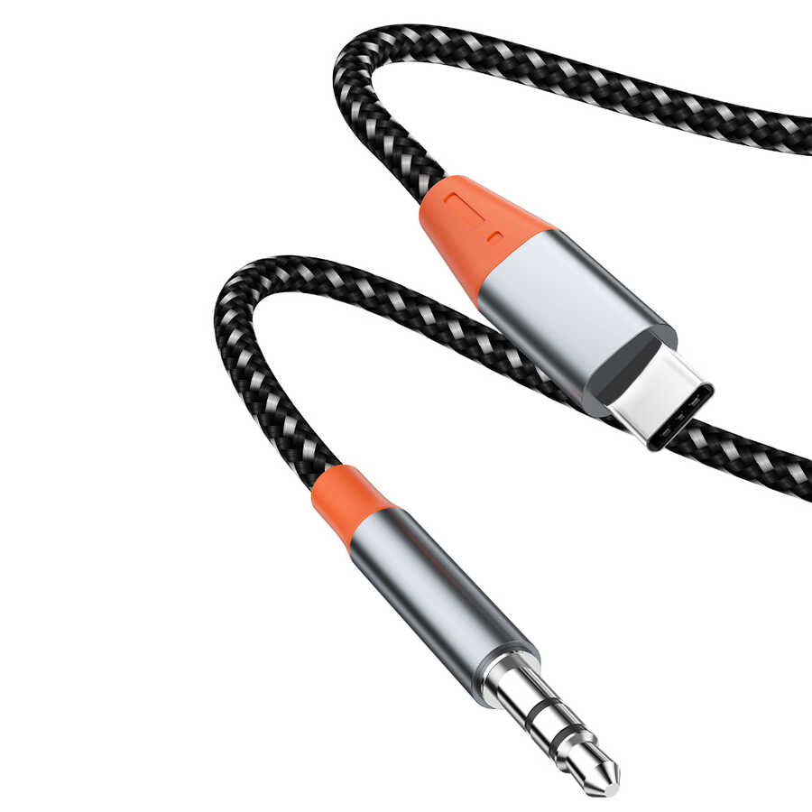 Wiwu YP07 Type-C To 3.5mm Aux Audio 1.2 Metre Ses Kablosu - 4 Wiwu YP07 Type-C To 3.5mm Aux Audio 1.2 Metre Ses Kablosu - 4